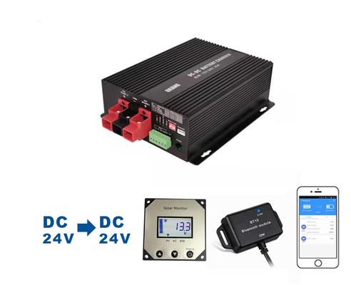 24V DC Battery Charge Controller شاشة LCD MPPT لبطارية السيارة