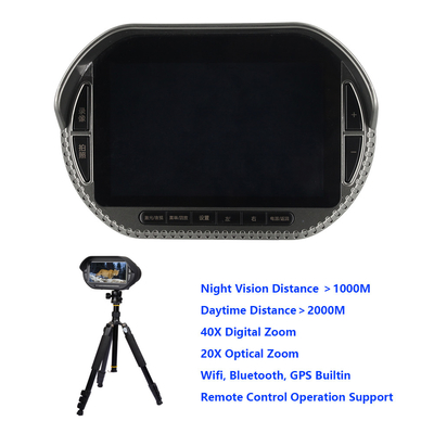 20x 40x كاميرا زووم بصري رقمي Lte Starlight Night Vision Scope