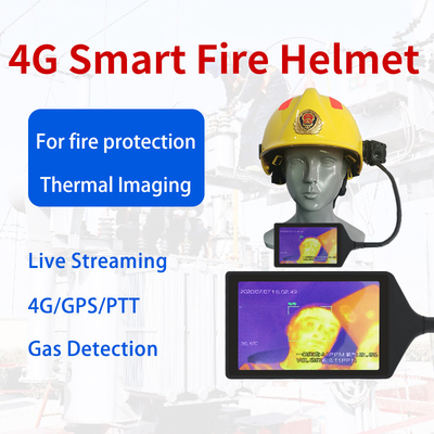 4g الذكية IP66 كاميرا خوذة السلامة ، وهارد هات كاميرا جبل