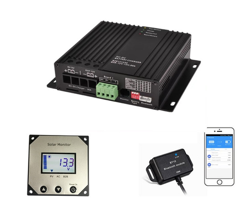 12V 30A DC شاحن بطارية Aluminm المواد لليخت RV قارب