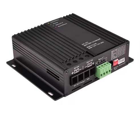 FCC 30A DC DC شاحن بطارية لبطارية ليثيوم هلام الرصاص AGM مختومة LifePO4 البطارية