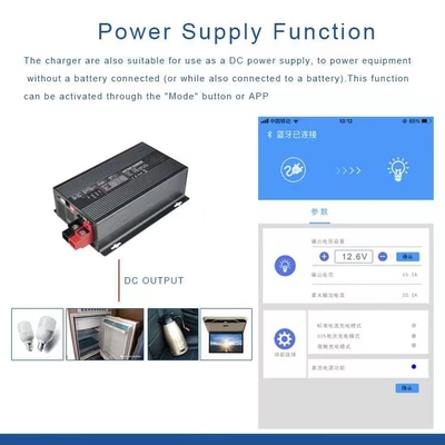48V 10A AC DC شاحن بطارية Lifepo4 شاحن بطارية M8 برغي IP22