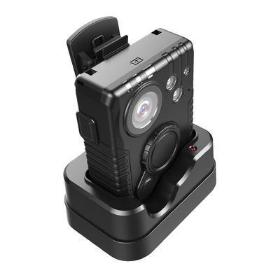 Wifi Police Body Camera Ambarella H22 Chipset Battery تدعم 15 ساعة من تسجيل الفيديو