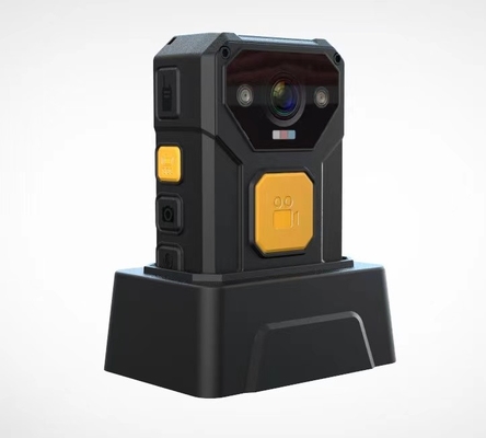 Wifi 4G Body Camera 140 درجة منخفضة كاميرا مراقبة مسجل فيديو إنفاذ