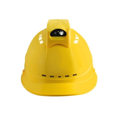 4G Live Streaming ABS Construction Helmet Camera لشركة تعدين موقع البناء