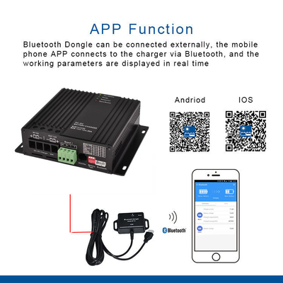 12V 30A DC شاحن بطارية Aluminm المواد لليخت RV قارب