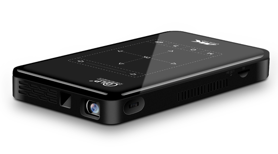 65 Lumens Mini Portable Video Projector HDMI / USB / AV / VGA Input الوزن الصافي 206g