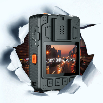 WIFI 4G الكاميرا البالية للجسم 2.0 بوصة شاشة LCD للرؤية الليلية SOS GPS