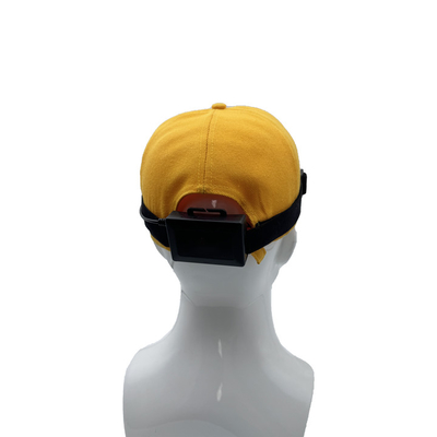4G LED Hardhat Camera البث المباشر PTT تتبع GPS لموقع بناء تعدين السكك الحديدية
