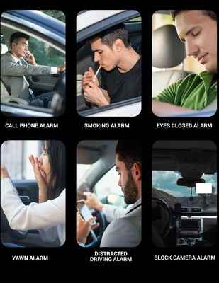 SOS App Control 4G Dashcam و GPS ADAS / DSM / BSD / PCW 4G DVR المحمول