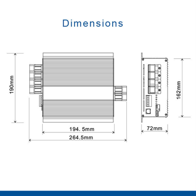 شاحن بطارية 30A 390W DC للبطاريات 12V درجة الحرارة تعويض خفيفة الوزن عند 1.5kg