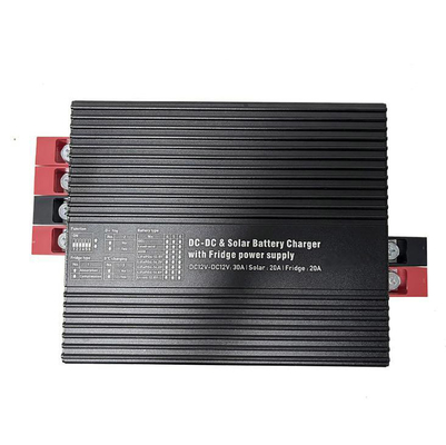 DC12V 30A شاحن مكبر للطاقة الشمسية MPPT وحدة التحكم شاحن ثلاجة للسيارة RV مركبة سيارة اليخوت