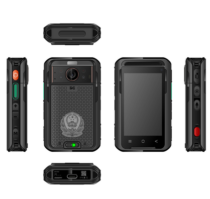5G NR/SA كاميرا جسم التصوير الحراري 4K HD 3500mah بطارية مزدوجة EIS 4G 64GB 3.1 بوصة LCD