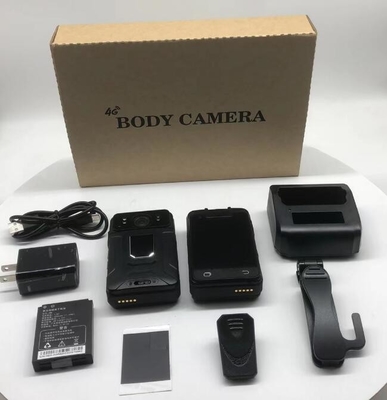 1080P التعرف على الوجه كاميرا PTZ مرتدية على الجسم نظام أندرويد IP66 كاميرا الشرطة المقاومة للماء مع LED