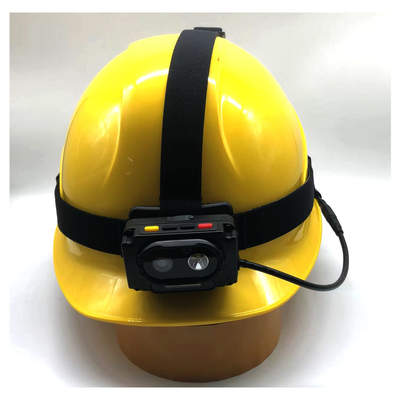 مصباح LED كاميرا أمن Hardhat مع 120 درجة زاوية واسعة والتصوير بمساعدة الليزر