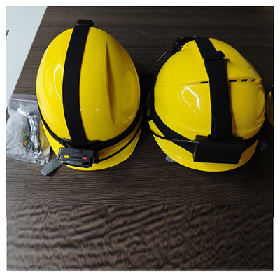 مصباح LED كاميرا أمن Hardhat مع 120 درجة زاوية واسعة والتصوير بمساعدة الليزر