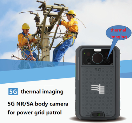 بطارية قابلة للاستبدال 8000mAh كاميرا الجسم 5G مع كاميرا خلفية 13MP ومستشعر الجيروسكوب
