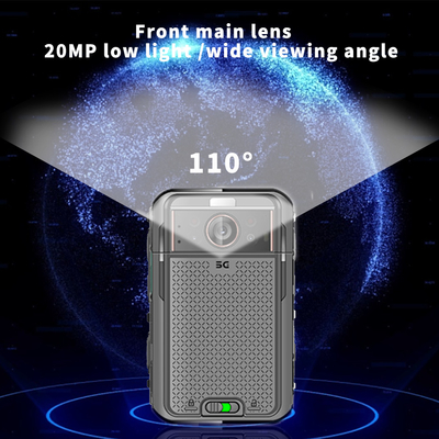 5G 4G 110 درجة كاميرا الشرطة مرتدية مع رؤية ليلية 13MP 1080P نظام أندرويد 10.0