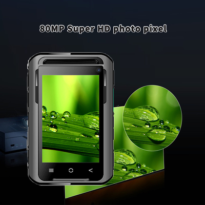 3.1 بوصة LCD 5G كاميرا مرتدية على الجسم مع بطارية مزدوجة 3500mAh EIS 4G 64GB RAM ROM