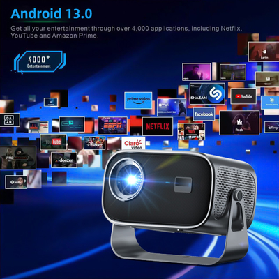 2.69 بوصة 720P LCD ميني بروجكتر محمول 1.27 1 نسبة الإسقاط المحمول والمقرب