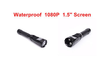 مصباح يدوي Super Bright Police Security H.264 MP4 تنسيق الفيديو 16 ميجا بكسل