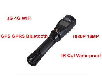 3G / 4G Police Security Flashlight MTK8735 شرائح مع بطارية 3600 مللي أمبير