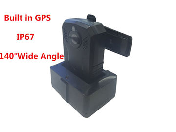 مسجل كاميرا الشرطة المتين Ambarella A7 2900 MAH Lithium GPS Supported
