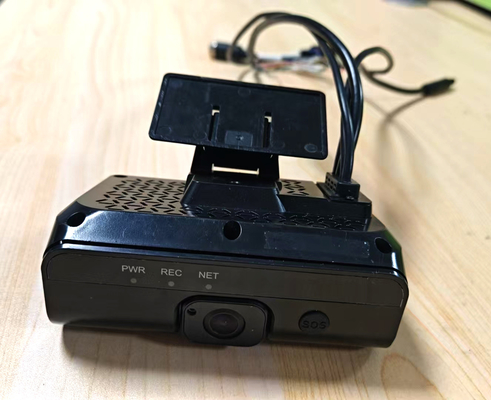 جهاز التعرف على الوجه 4G Dashcam كاميرا مزدوجة AI ADAS DMS