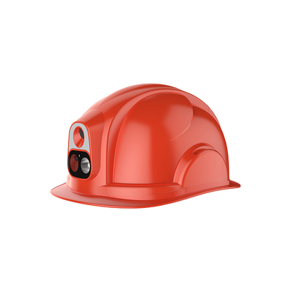 تعقب جي بي إس قوي 4G Hardhat لموقع البناء نطاق التركيز 0.5m إلى اللانهاية -20 ° C إلى 60 ° C