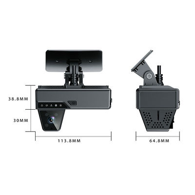 170 درجة زاوية عرض كاميرات 4G الدرج مع تكنولوجيا تخزين FAT32 وتصميم مضغوط 0.4lbs مناسب لمراقبة المركبات التجارية