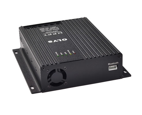 50A MPPT وحدة تحكم الشحن بمدخل مزدوج 24 فولت تيار مستمر شاحن بطارية بالطاقة الشمسية