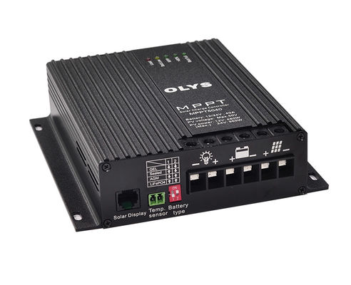 50A MPPT وحدة تحكم الشحن بمدخل مزدوج 24 فولت تيار مستمر شاحن بطارية بالطاقة الشمسية