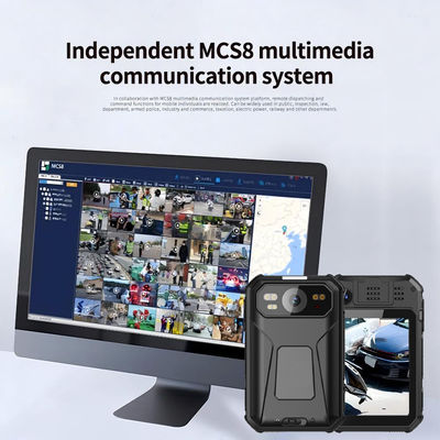 كاميرا الجسم للشرطة 4G واي فاي PTT فيديو صوتي اتصال قيادة نظام تحديد المواقع (GPS) مسجل فيديو مباشر