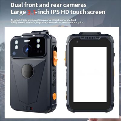 كاميرا الجسم المزودة بتقنية 4G WiFi والبث المباشر وتتبع نظام تحديد المواقع العالمي (GPS) والاتصال الداخلي PTT