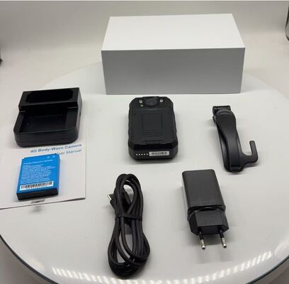 كاميرا الجسم 4G واي فاي فيديو مباشر تسجيل مكالمات ثنائية الاتجاه لجنود الجيش وشرطة القتال