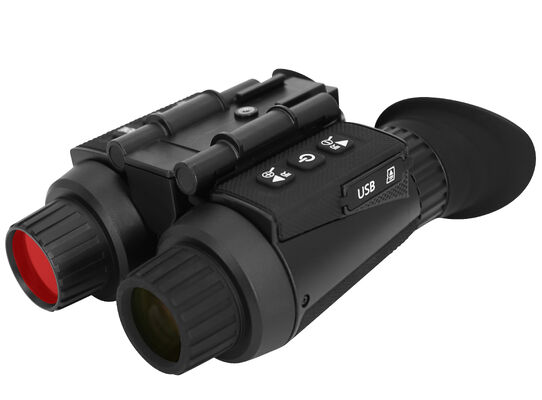 واجهة USB، فتحة TF، نطاق مسافة بؤبؤ قابلة للتعديل 60-72 مم، مصممة للتطبيقات البصرية، تعمل ببطارية ليثيوم أيون 4000 مللي أمبير