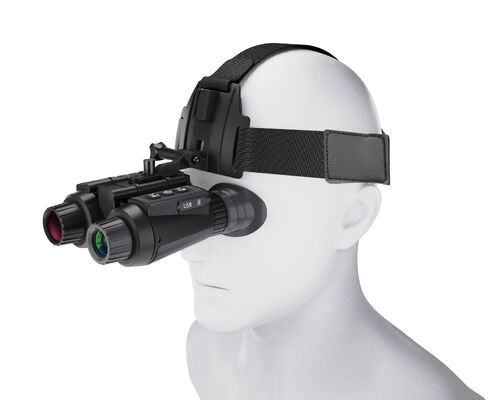 واجهة USB، فتحة TF، نطاق مسافة بؤبؤ قابلة للتعديل 60-72 مم، مصممة للتطبيقات البصرية، تعمل ببطارية ليثيوم أيون 4000 مللي أمبير