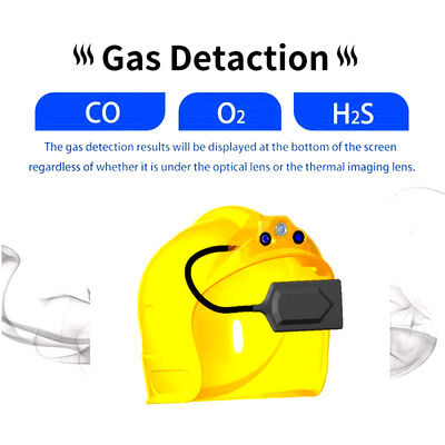 خوذة مقاومة للحريق بالتصوير الحراري كاميرا الأشعة تحت الحمراء