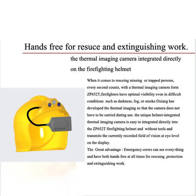 خوذة مقاومة للحريق بالتصوير الحراري كاميرا الأشعة تحت الحمراء
