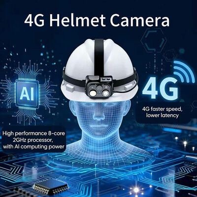 كاميرا مصباح الرأس 4G WiFi Onvif Rtsp Vms Live Video