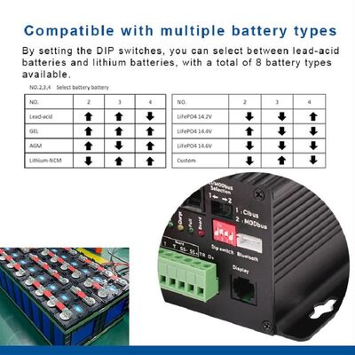 شاحن بطارية شمسي 12 فولت 30 أمبير 60 أمبير DC-DC مع Modbus و Canbus