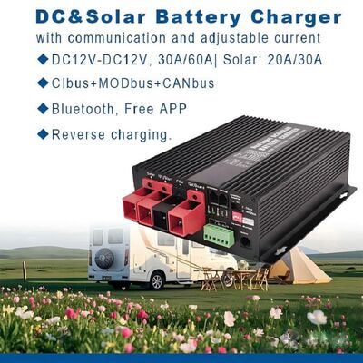 شاحن بطارية شمسي 12 فولت 30 أمبير 60 أمبير DC-DC مع Modbus و Canbus