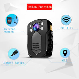 كاميرا Wifi مثبتة على الجسم / كاميرا فيديو Cctv Tcls Police Body Camera Gps 4K Night Vision
