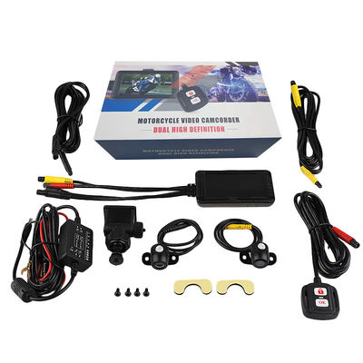 حلقة تسجيل 180mAH MJPG 1080P Motorcycle DVR Dashcam