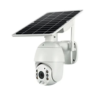850nm IR 5MP 4X Zoom PTZ Dome Camera 18650 بطارية ليثيوم