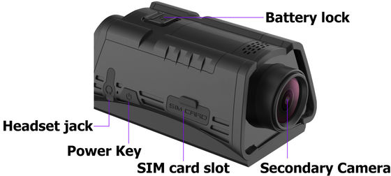 3600mAh 4MP JPEG كاميرا تسجيل مزدوجة MTK6739 كاميرا البث المباشر