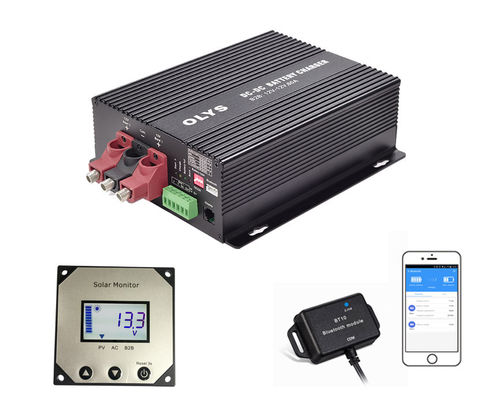 30A شاحن البطارية الشمسية المدخلات المزدوجة شاحن بطارية السيارة DC 12V-DC12V ل RV