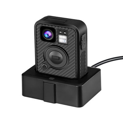 H.264 MP4 MPEG4 CMOS يرتديها الشرطة كاميرات مقاومة للماء IP67 0.91 "LCD