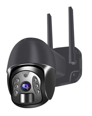 كاميرا مراقبة خارجية WIFI PIR لوحة شمسية PTZ H265 Tuya HD