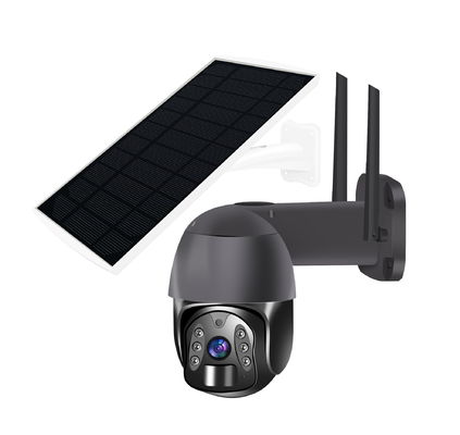 كاميرا مراقبة خارجية WIFI PIR لوحة شمسية PTZ H265 Tuya HD